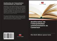 Amélioration de l'interprétation communautaire au Cameroun kitap kapağı