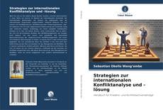 Capa do livro de Strategien zur internationalen Konfliktanalyse und -lösung 