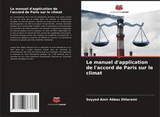 Le manuel d'application de l'accord de Paris sur le climat kitap kapağı