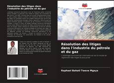 Capa do livro de Résolution des litiges dans l'industrie du pétrole et du gaz 