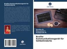 Capa do livro de Braille-Kommunikationsgerät für Sehbehinderte 