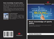 Copertina di Basic knowledge of sports policy
