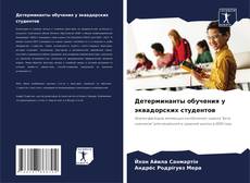 Buchcover von Детерминанты обучения у эквадорских студентов