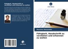 Capa do livro de Fähigkeit, Handschrift zu verstehen und erkennen zu wollen 