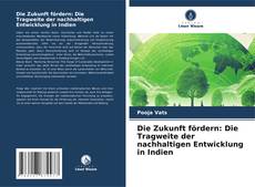 Capa do livro de Die Zukunft fördern: Die Tragweite der nachhaltigen Entwicklung in Indien 