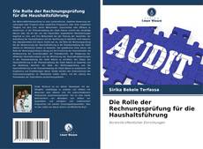 Capa do livro de Die Rolle der Rechnungsprüfung für die Haushaltsführung 