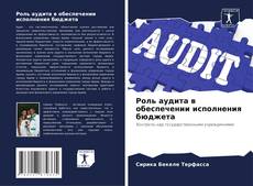 Capa do livro de Роль аудита в обеспечении исполнения бюджета 