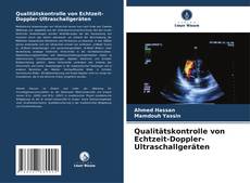 Capa do livro de Qualitätskontrolle von Echtzeit-Doppler-Ultraschallgeräten 