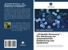 Capa do livro de „M-Health Discovery“ - Ein Werkzeug zur automatischen Entdeckung von Epidemien 