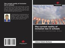 Couverture de The current reality of inclusion law in schools