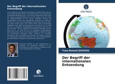 Buchcover von Der Begriff der internationalen Entsendung