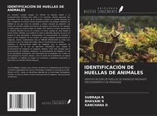 Couverture de IDENTIFICACIÓN DE HUELLAS DE ANIMALES