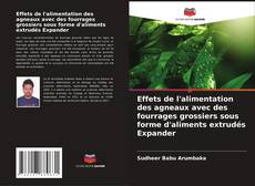 Capa do livro de Effets de l'alimentation des agneaux avec des fourrages grossiers sous forme d'aliments extrudés Expander 