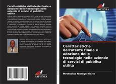 Buchcover von Caratteristiche dell'utente finale e adozione delle tecnologie nelle aziende di servizi di pubblica utilità