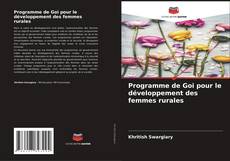 Programme de Goi pour le développement des femmes rurales kitap kapağı