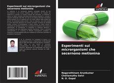 Buchcover von Esperimenti sui microrganismi che secernono metionina