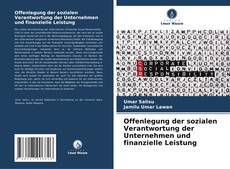 Capa do livro de Offenlegung der sozialen Verantwortung der Unternehmen und finanzielle Leistung 