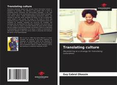 Couverture de Translating culture