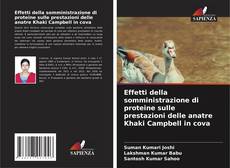 Buchcover von Effetti della somministrazione di proteine sulle prestazioni delle anatre Khaki Campbell in cova