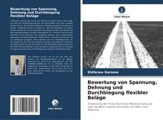 Capa do livro de Bewertung von Spannung, Dehnung und Durchbiegung flexibler Beläge 