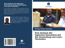 Capa do livro de Eine Analyse der logischen Konsistenz bei der Anwendung von Lean-Techniken 