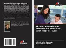 Buchcover von Alcune caratteristiche personali dei lavoratori in un luogo di lavoro