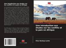 Une introduction aux études sur les conflits et la paix en Afrique kitap kapağı