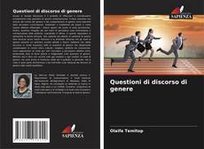 Questioni di discorso di genere kitap kapağı