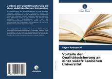 Buchcover von Vorteile der Qualitätssicherung an einer südafrikanischen Universität