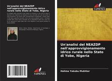 Buchcover von Un'analisi del NEAZDP nell'approvvigionamento idrico rurale nello Stato di Yobe, Nigeria