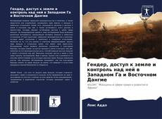 Capa do livro de Гендер, доступ к земле и контроль над ней в Западном Га и Восточном Дангме 