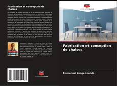 Capa do livro de Fabrication et conception de chaises 