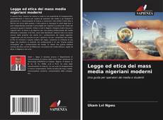 Legge ed etica dei mass media nigeriani moderni kitap kapağı