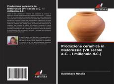 Produzione ceramica in Bielorussia (VII secolo a.C. - I millennio d.C.) kitap kapağı