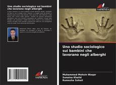 Uno studio sociologico sui bambini che lavorano negli alberghi kitap kapağı