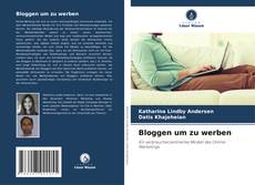 Buchcover von Bloggen um zu werben