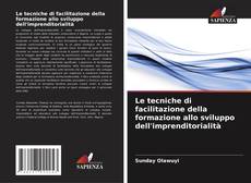 Le tecniche di facilitazione della formazione allo sviluppo dell'imprenditorialità kitap kapağı