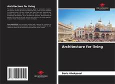 Buchcover von Architecture for living