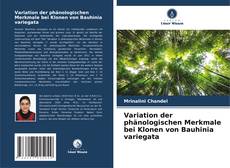 Buchcover von Variation der phänologischen Merkmale bei Klonen von Bauhinia variegata