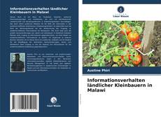 Capa do livro de Informationsverhalten ländlicher Kleinbauern in Malawi 