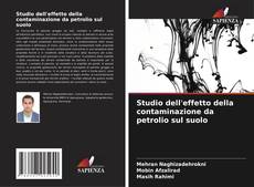 Buchcover von Studio dell'effetto della contaminazione da petrolio sul suolo