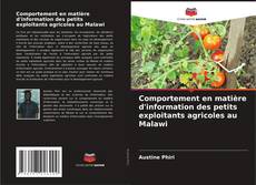 Capa do livro de Comportement en matière d'information des petits exploitants agricoles au Malawi 