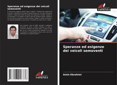 Buchcover von Speranze ed esigenze dei veicoli semoventi