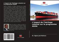 Capa do livro de L'impact de l'héritage colonial sur le programme AGOA 