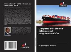 Capa do livro de L'impatto dell'eredità coloniale sul programma AGOA 