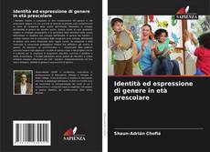 Capa do livro de Identità ed espressione di genere in età prescolare 