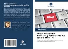 Buchcover von Blogs: wirksame Marketinginstrumente für soziale Medien?