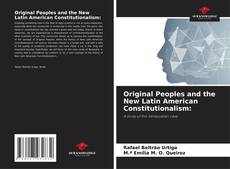Buchcover von Original Peoples and the New Latin American Constitutionalism:
