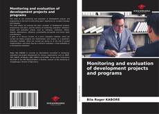 Buchcover von Monitoring and evaluation of development projects and programs