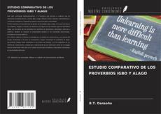 Couverture de ESTUDIO COMPARATIVO DE LOS PROVERBIOS IGBO Y ALAGO